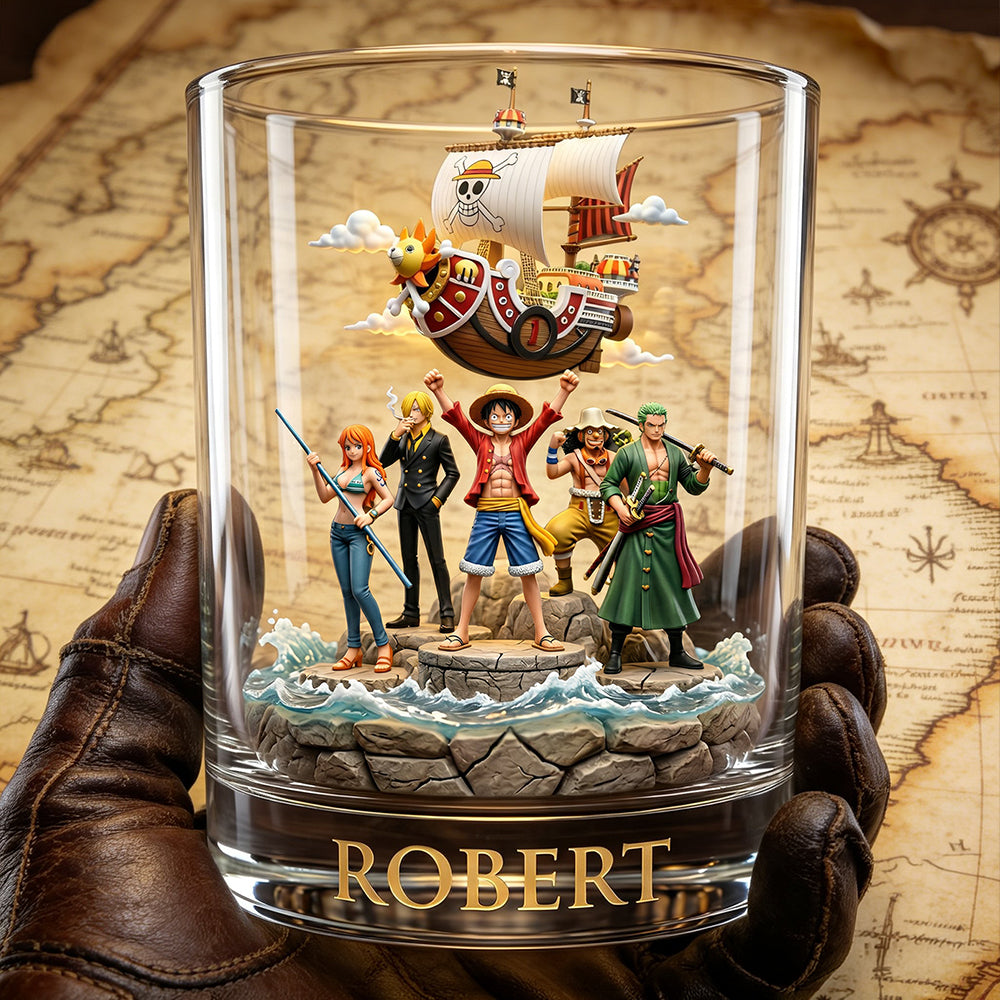 Adventure Crew Round Glass – Personalized Gifts