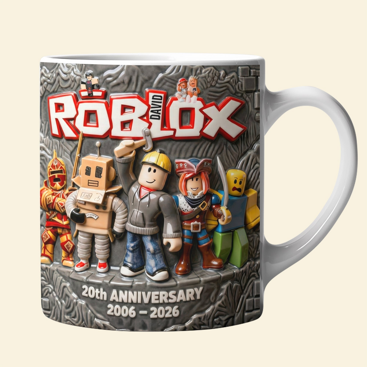 Build Your Squad - Personalized Gamer Custom Name Mug