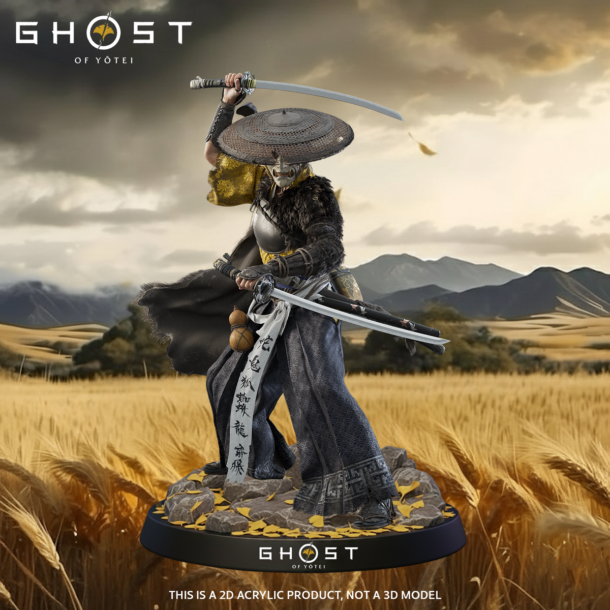 Ghost Of Yotei - Trending Custom Shaped Acrylic Plaque