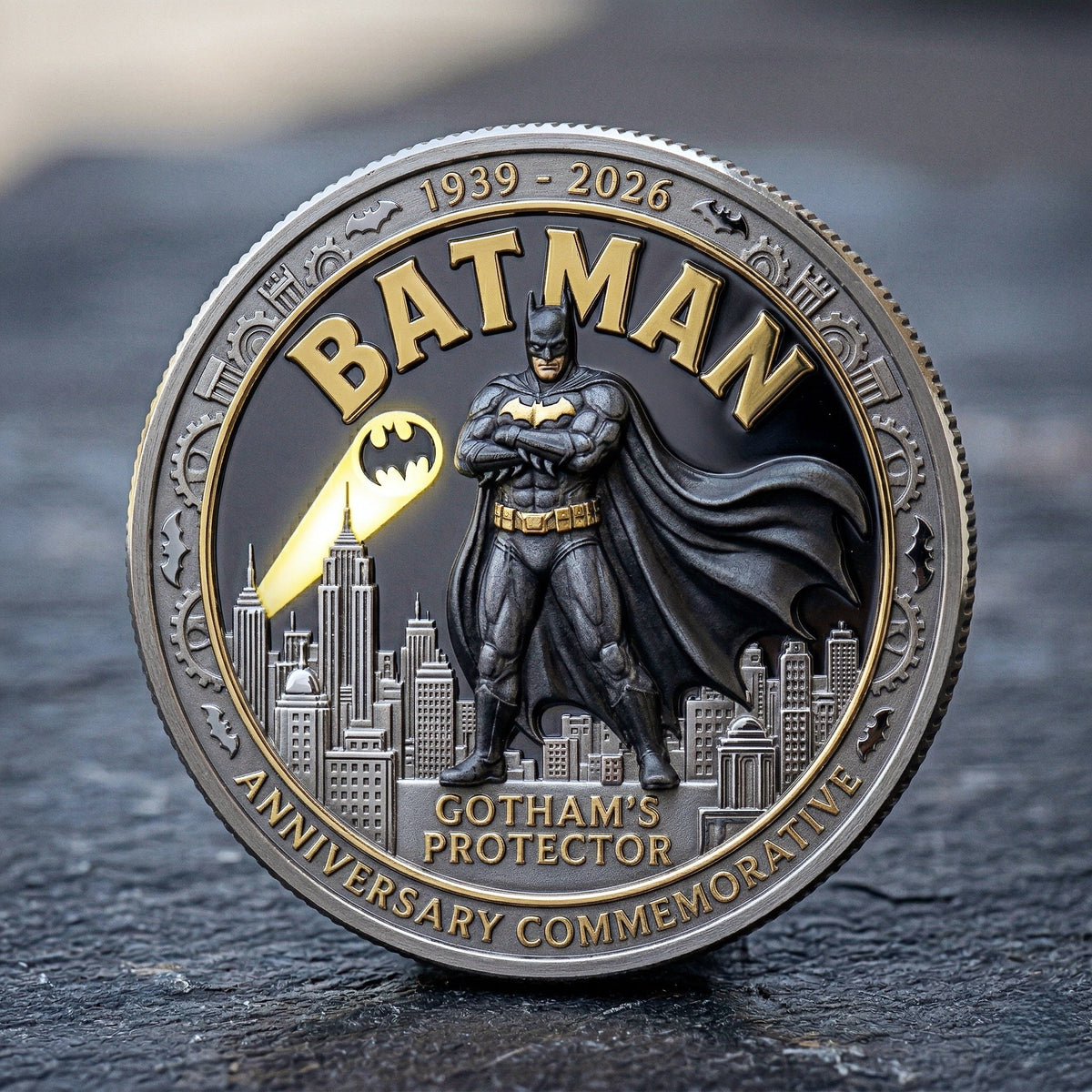 Dark Knight Hero Anniversary Commemorative Coin (1939–2026)