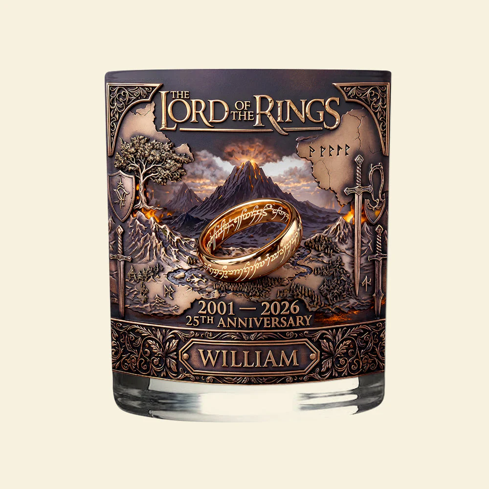 Epic Adventure 25th Round Glass Personalized Gifts For Epic Lovers