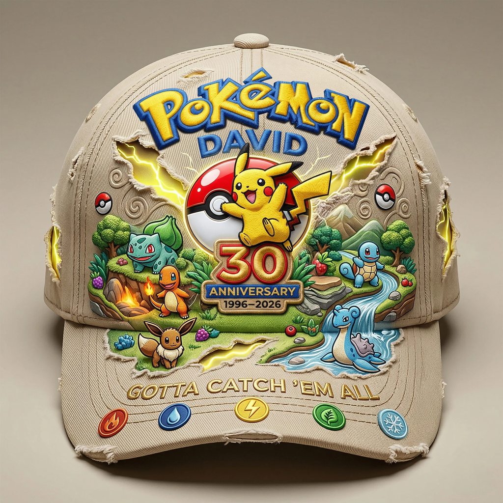 30th Anniversary Monster Trainer Classic Cap - Personalized Anniversary Gift
