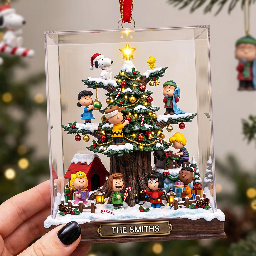 Winter Wonderland Acrylic Ornament - Personalized Gifts For Christmas