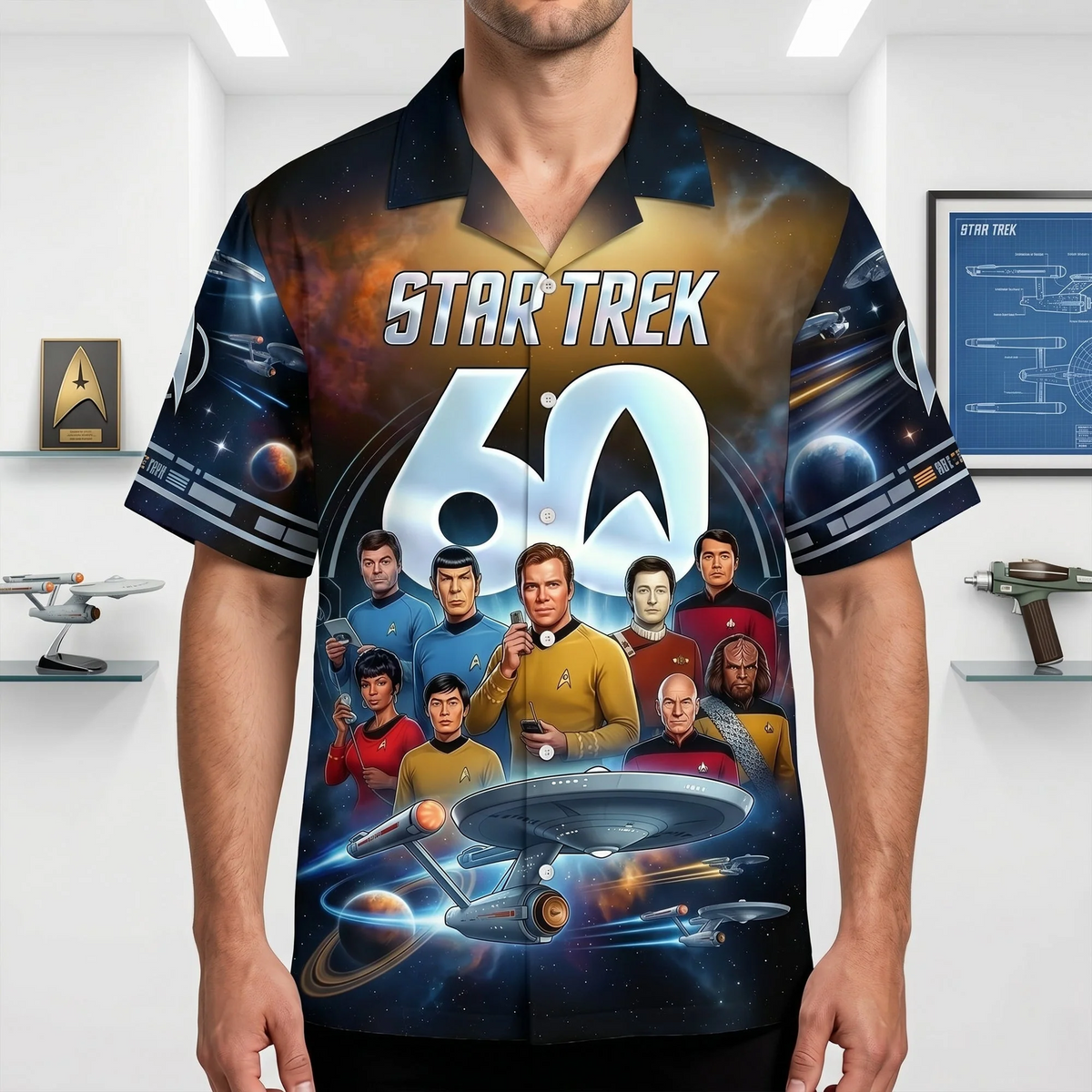 Celebrating 60 Years Hawaiian Shirt - Personalized Gifts For Movie Lovers