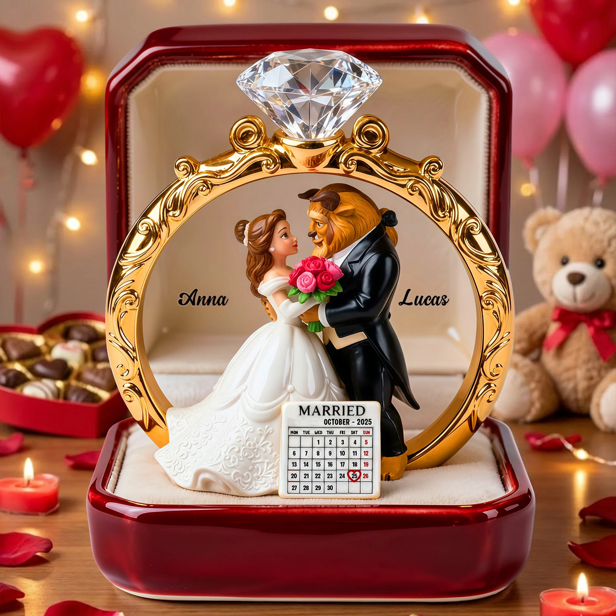Personalized Anniversary Gifts For Couple 2D Plaque