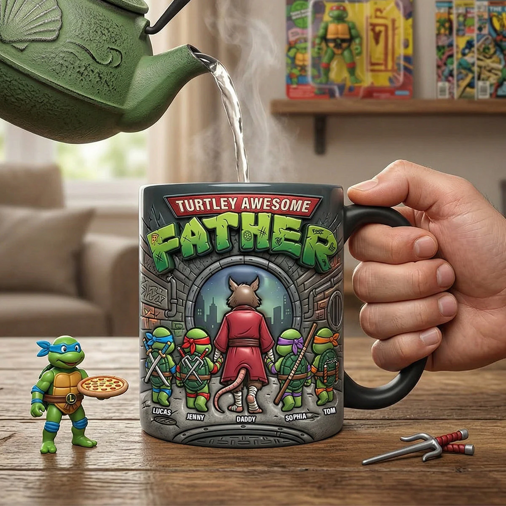 Just Turtley Awesome Coffee Mug - Personalized Gifts For Father's Day