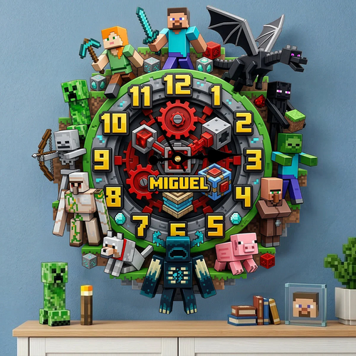 Adventure Wall Clock Personalized Unique Gifts