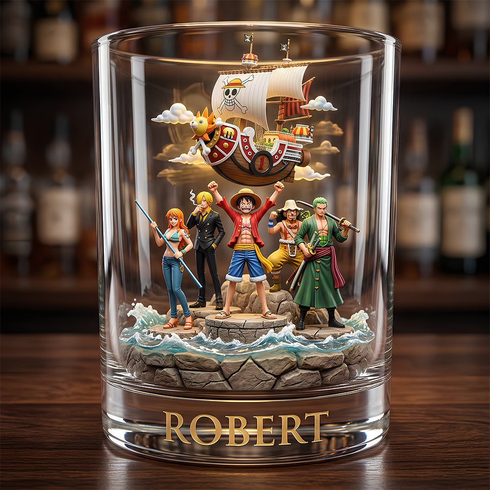 Adventure Crew Round Glass – Personalized Gifts