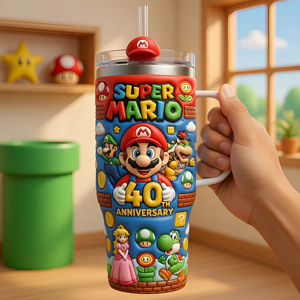 Gamer Legend Anniversary Handle Tumbler - Personalized Anniversary Gifts