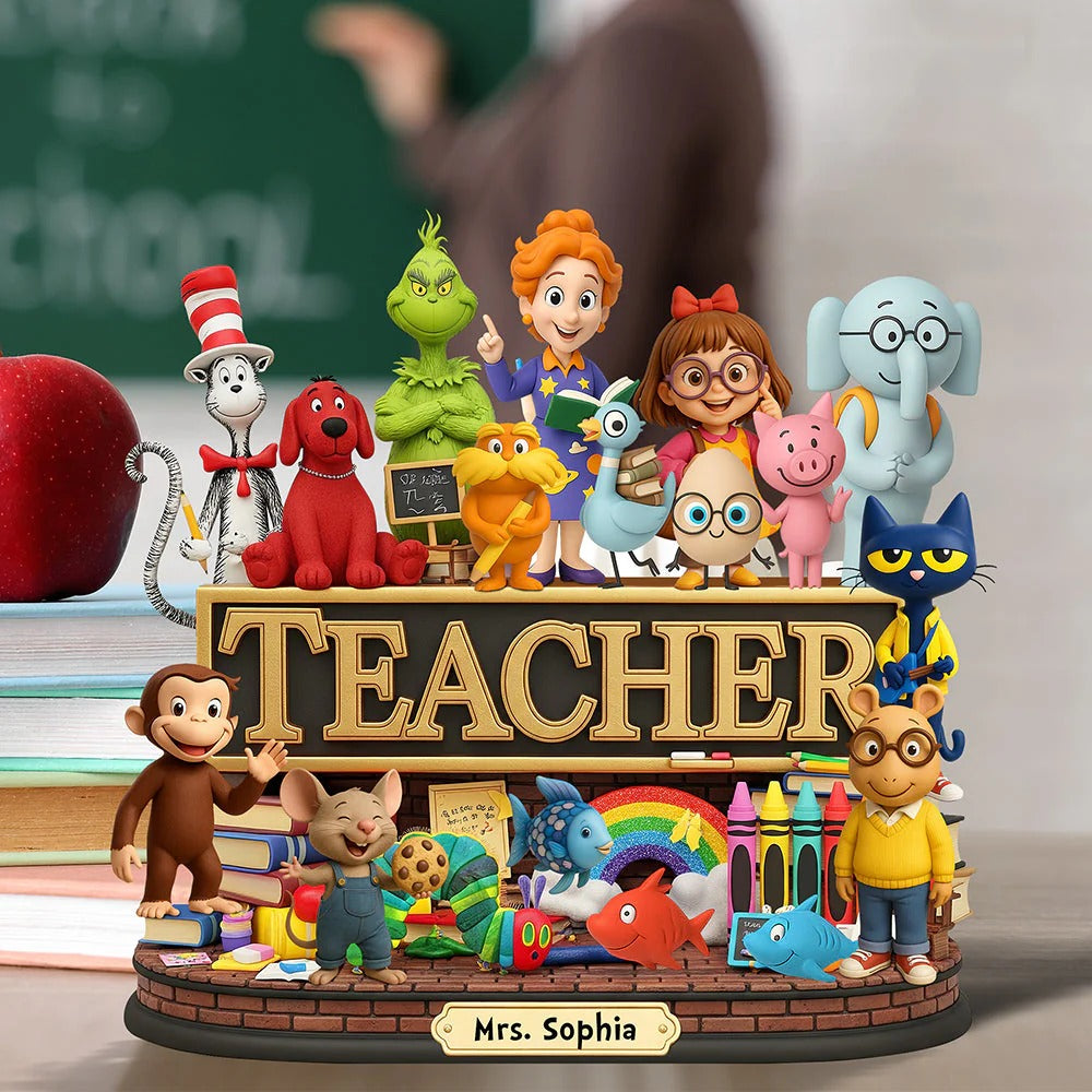 Children's Book Acrylic Plaque - Personalized Gifts For Teacher