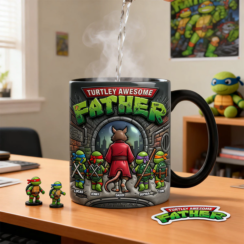 Just Turtley Awesome Coffee Mug - Personalized Gifts For Father's Day