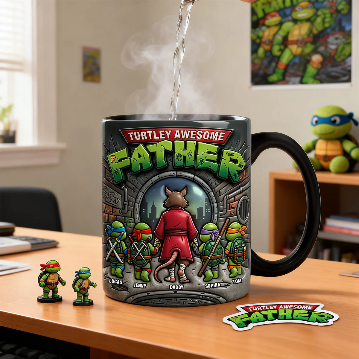 Just Turtley Awesome Coffee Mug - Personalized Gifts For Father's Day