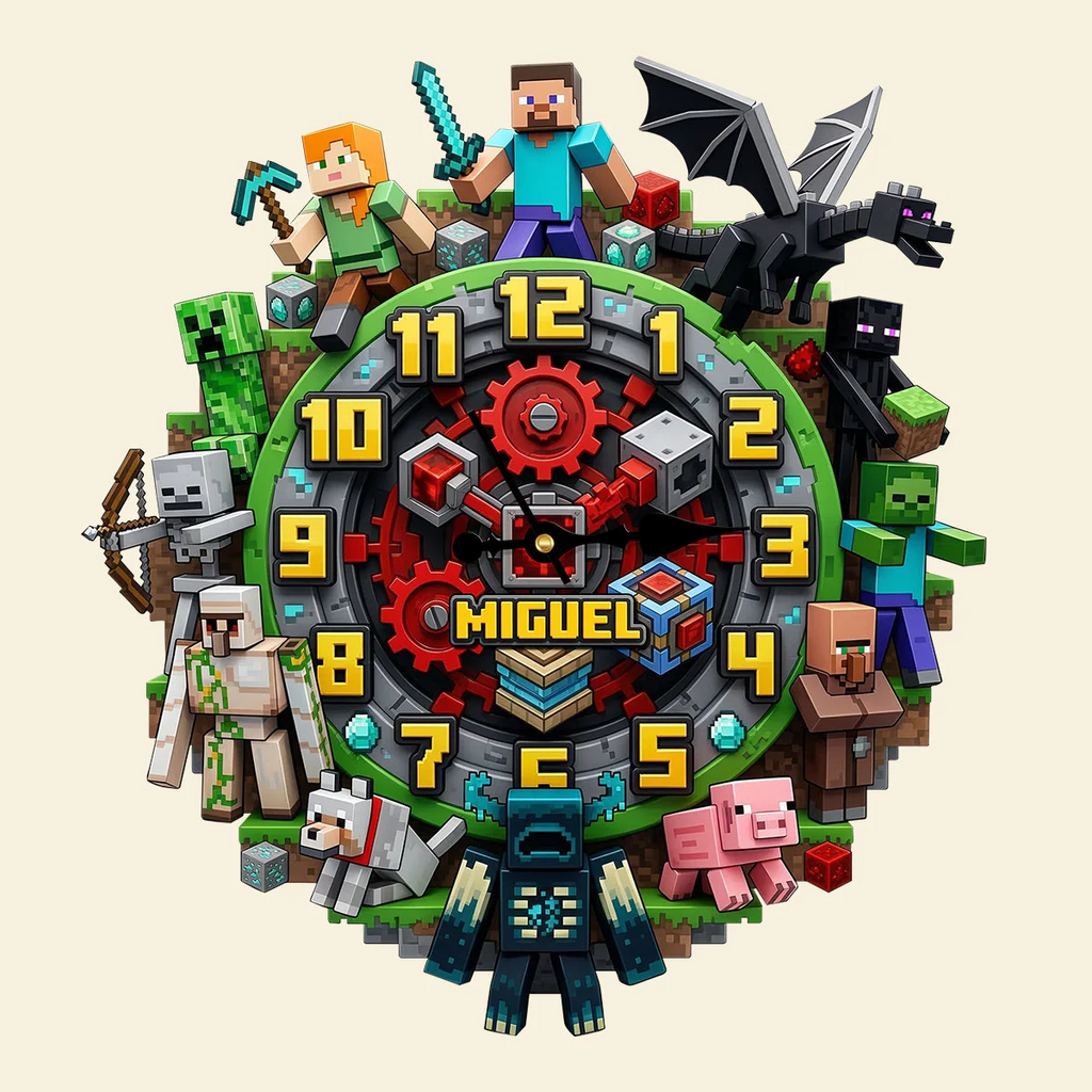Adventure Wall Clock Personalized Unique Gifts