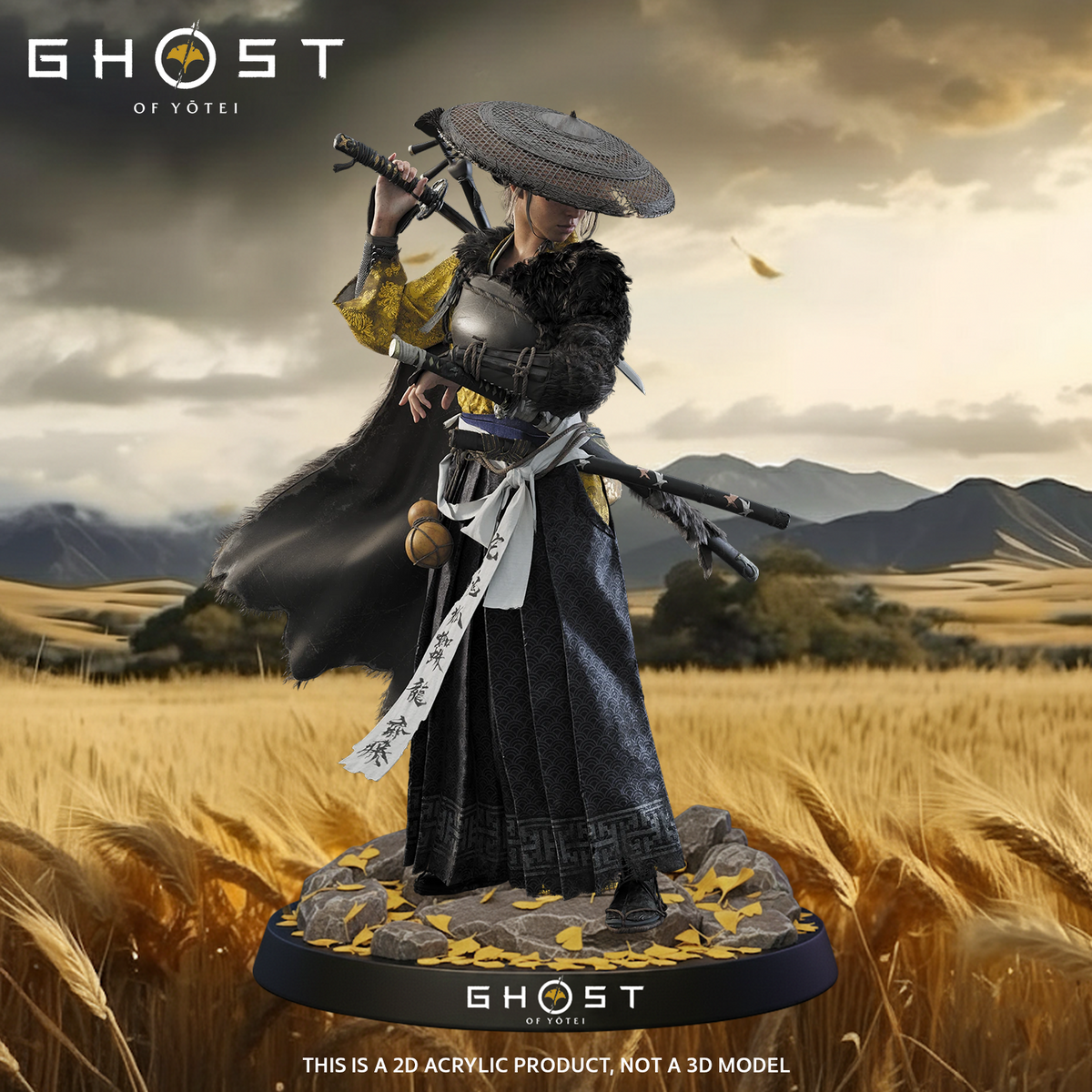 Ghost Of Yotei - Trending Custom Shaped Acrylic Plaque