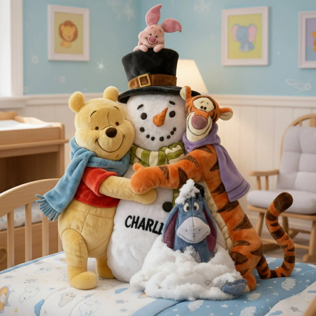 Beloved Snowman Shaped Pillow - Personalized Gifts For Kids & Cuteness Lovers