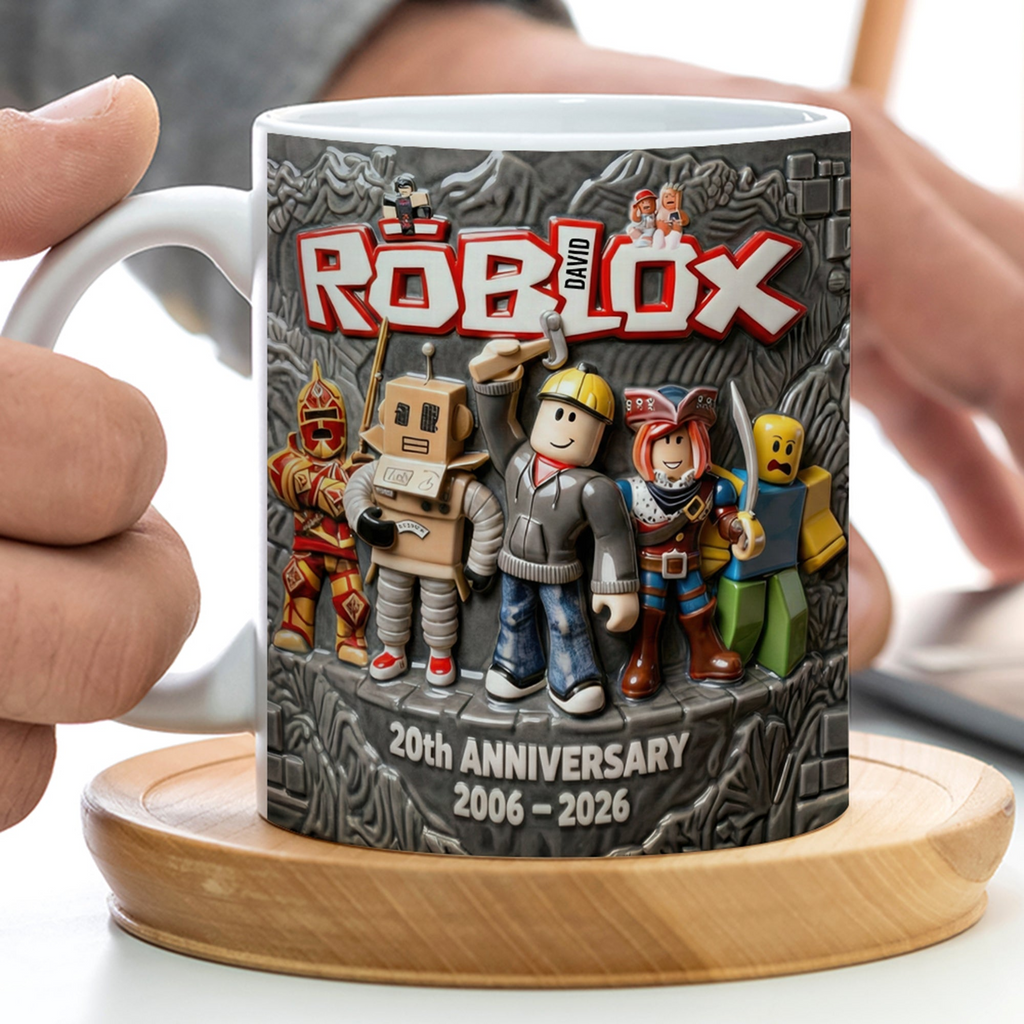 Build Your Squad - Personalized Gamer Custom Name Mug