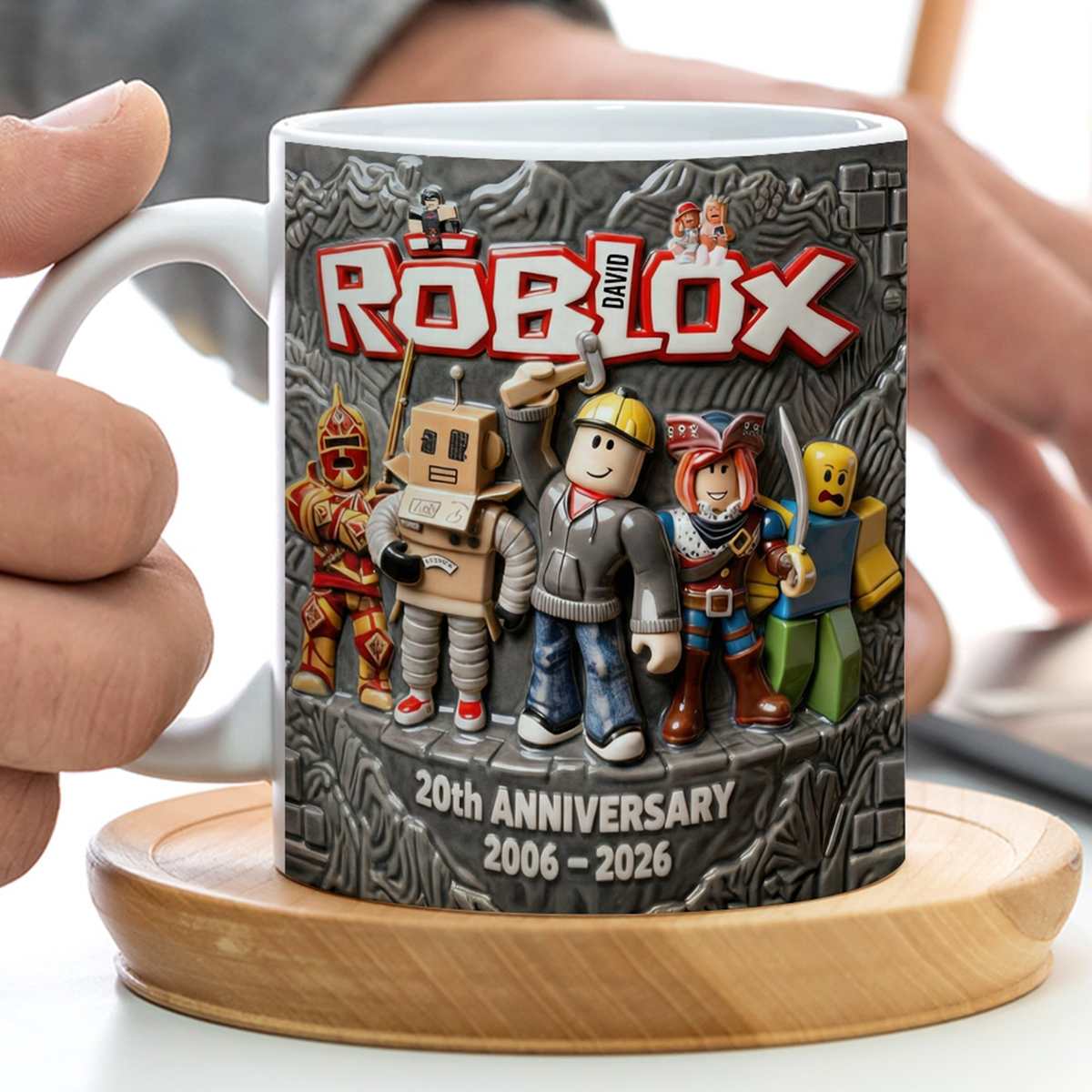 Build Your Squad - Personalized Gamer Custom Name Mug
