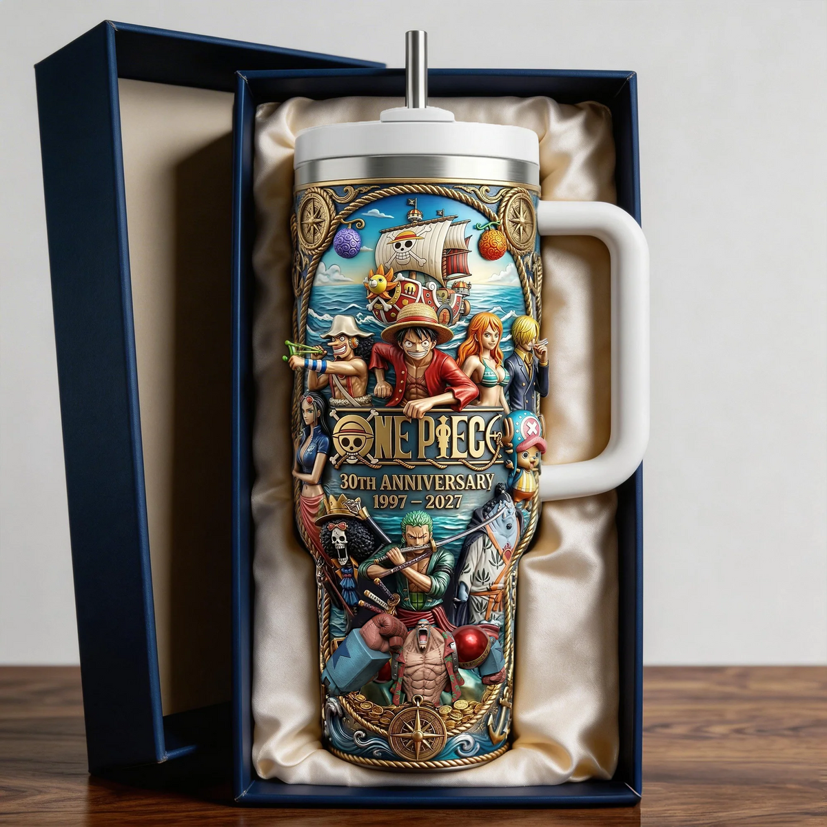 30th Anniversary Anime Tumbler - Personalized Gifts For Anime Lovers