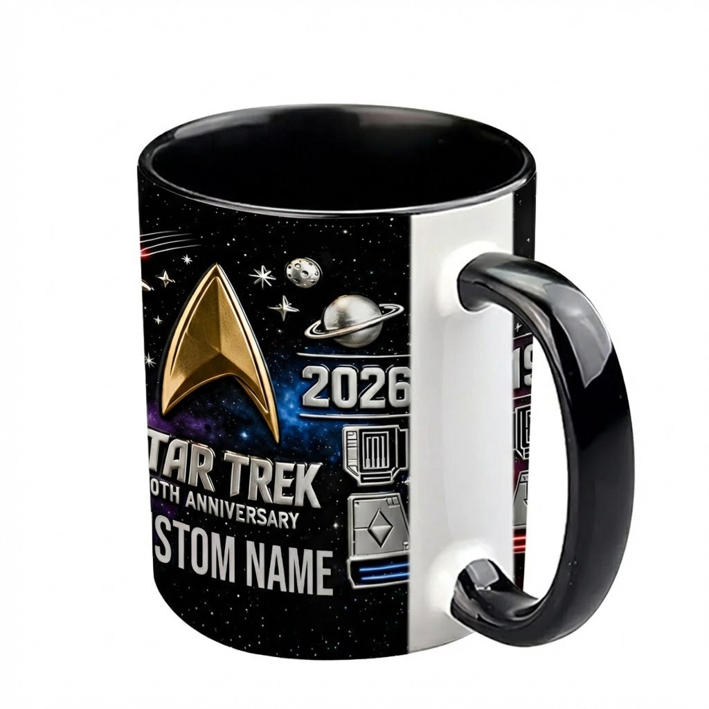 Final Frontier 60th Anniversary - Personalized Star Fleet Accent Mug
