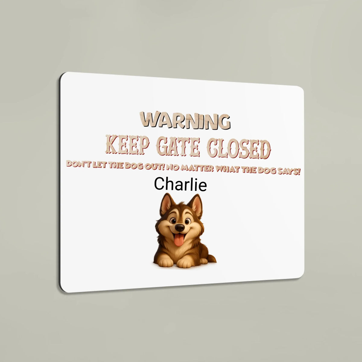 Pets Metal Sign