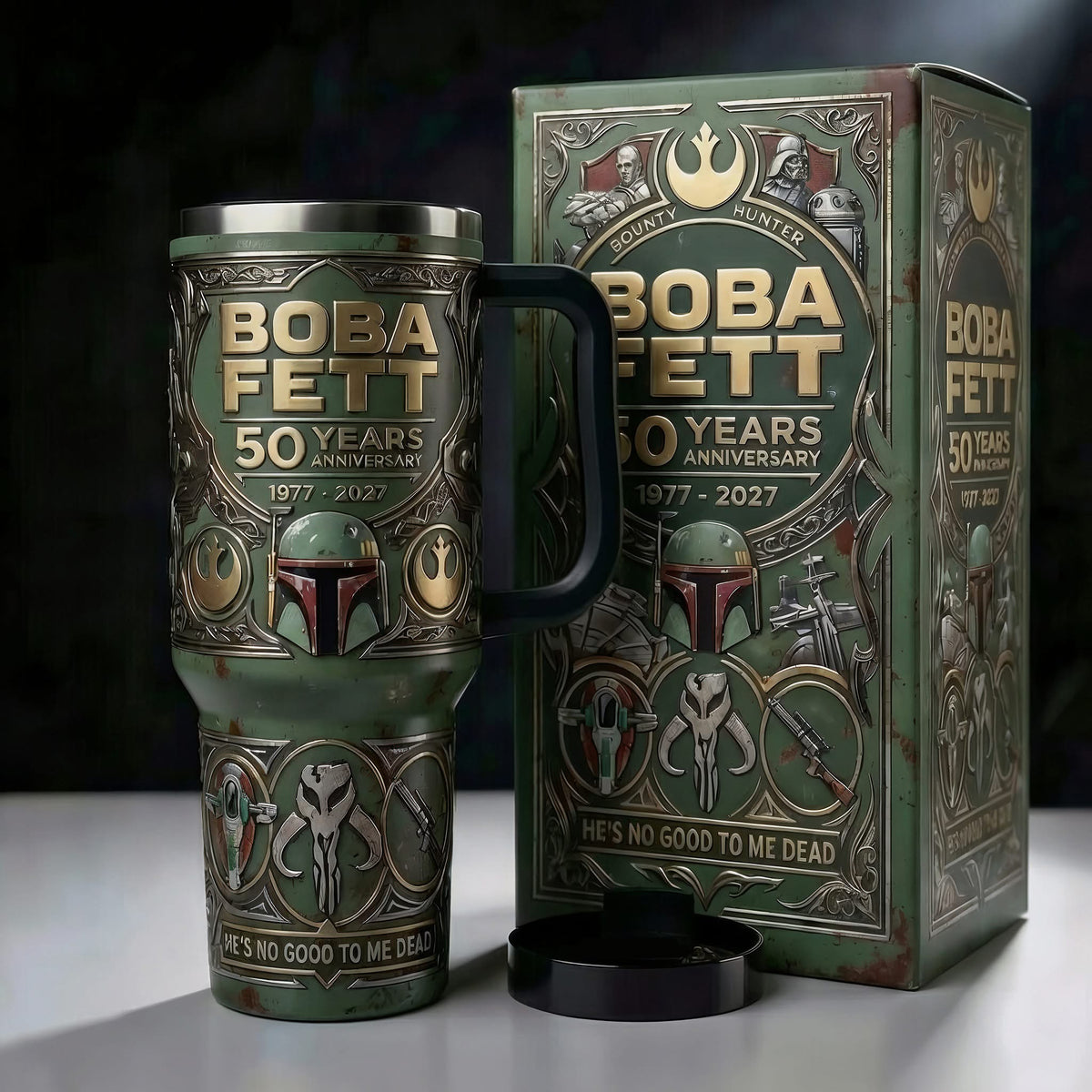 Bounty Hunter - Personalized The Force Insulated Tumbler