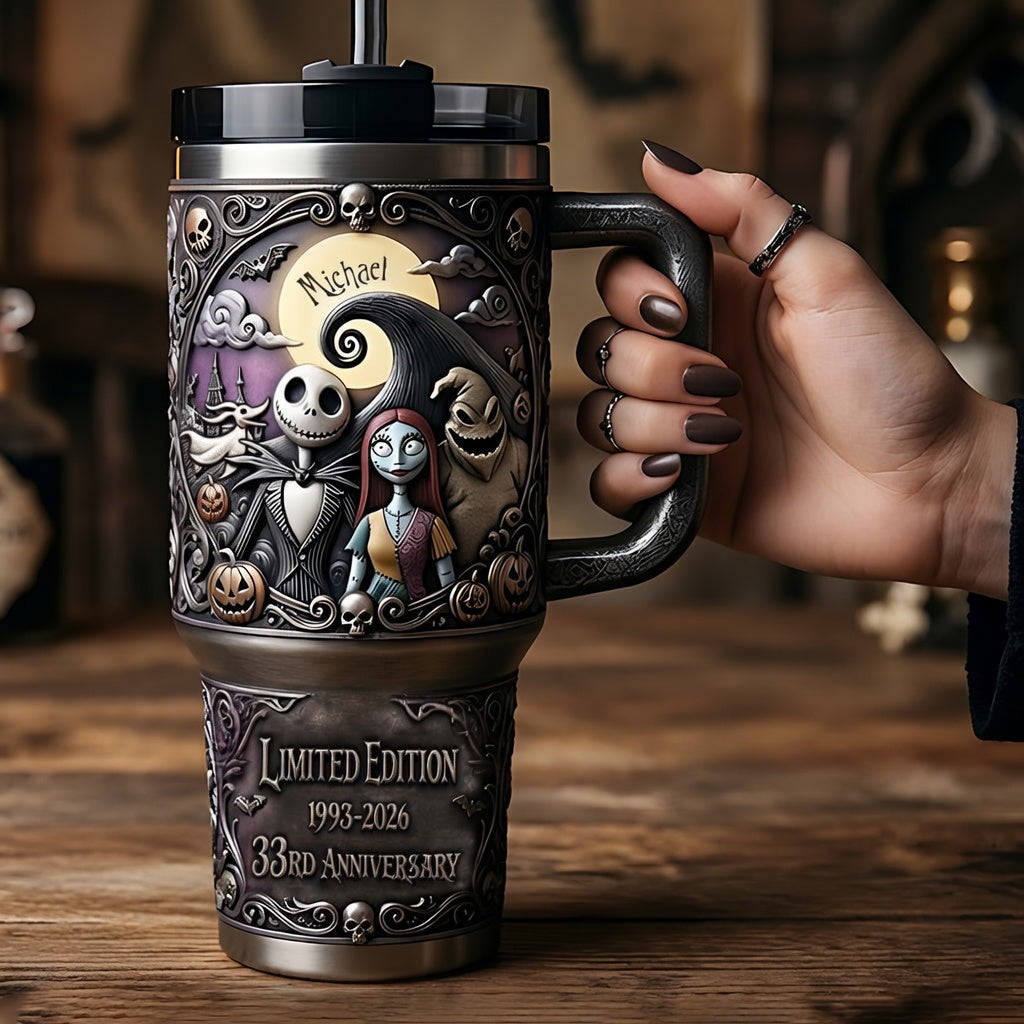 33rd Anniversary - Personalized Nightmare Insulated Tumbler