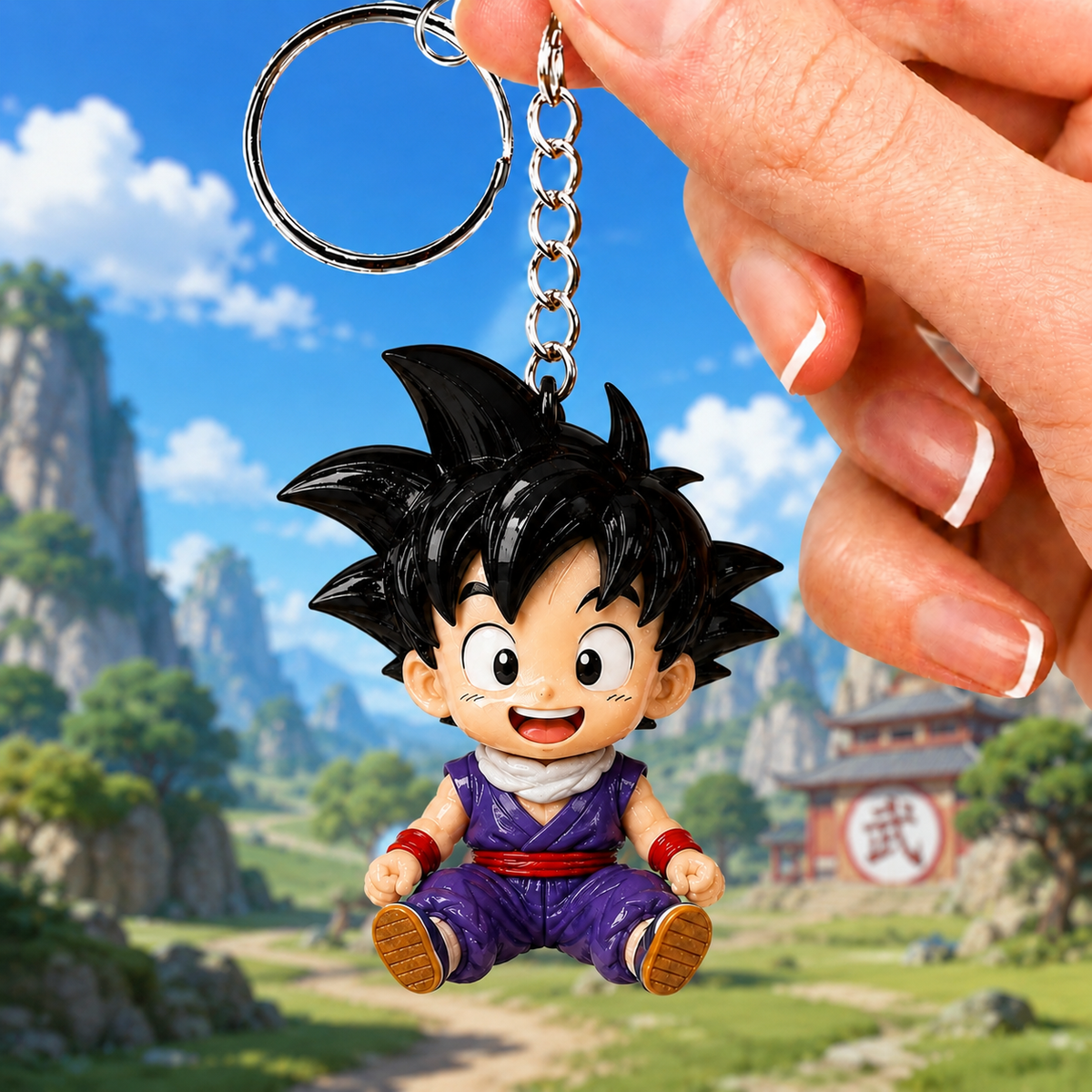Dragon Warrior - Personalized Seven Balls Keychain Collection