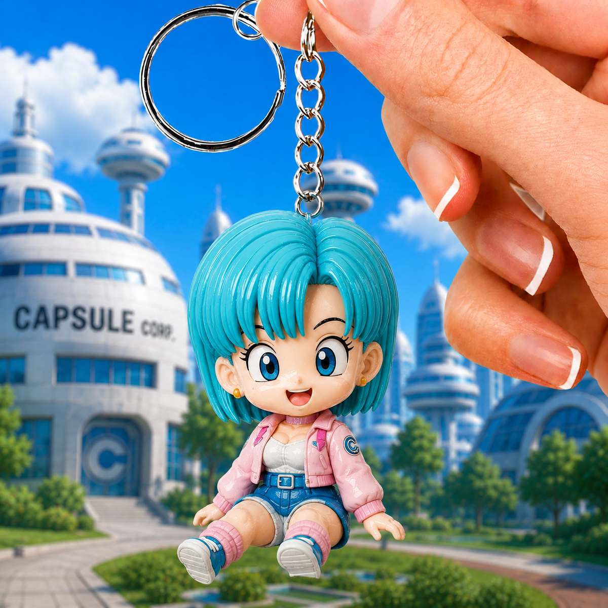 Dragon Warrior - Personalized Seven Balls Keychain Collection