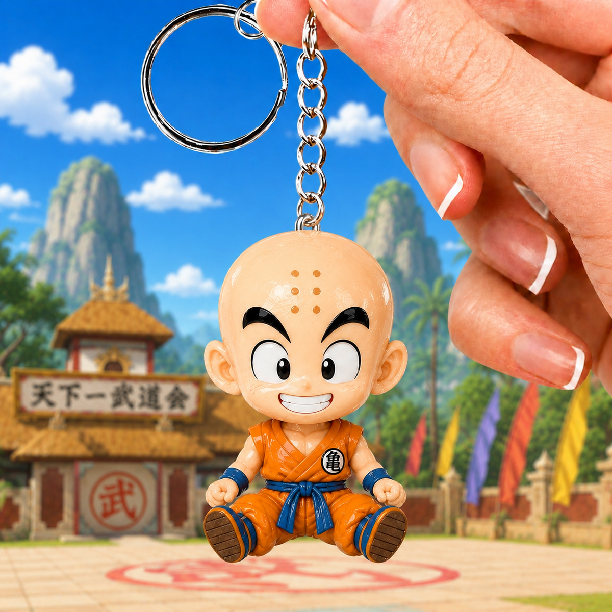 Dragon Warrior - Personalized Seven Balls Keychain Collection