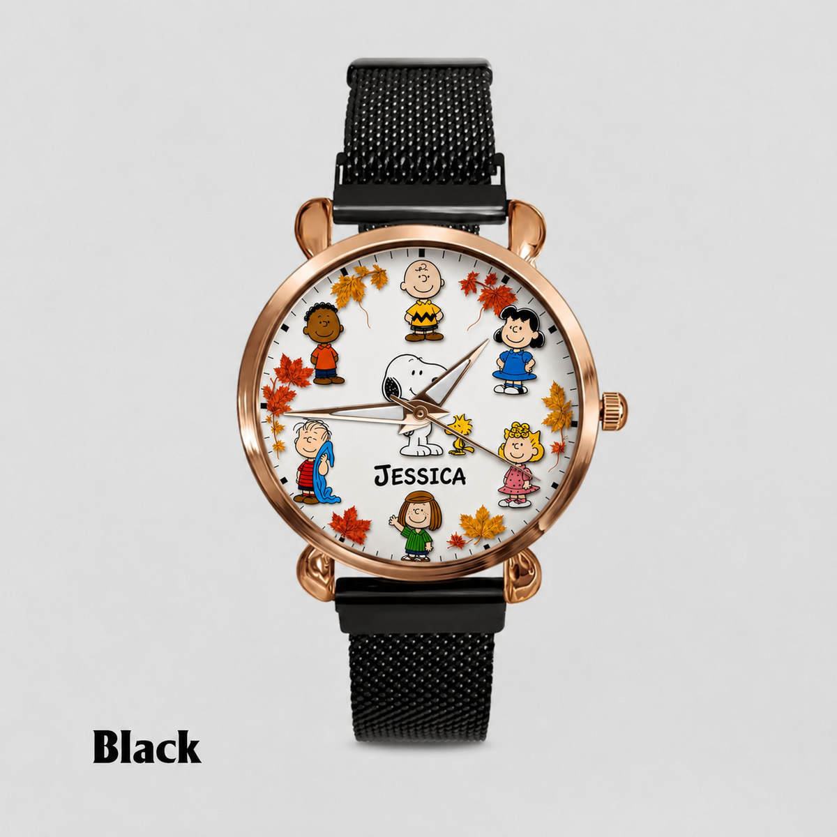Custom Name Puppy & Friends Handwatch - Personalized Autumn Watch
