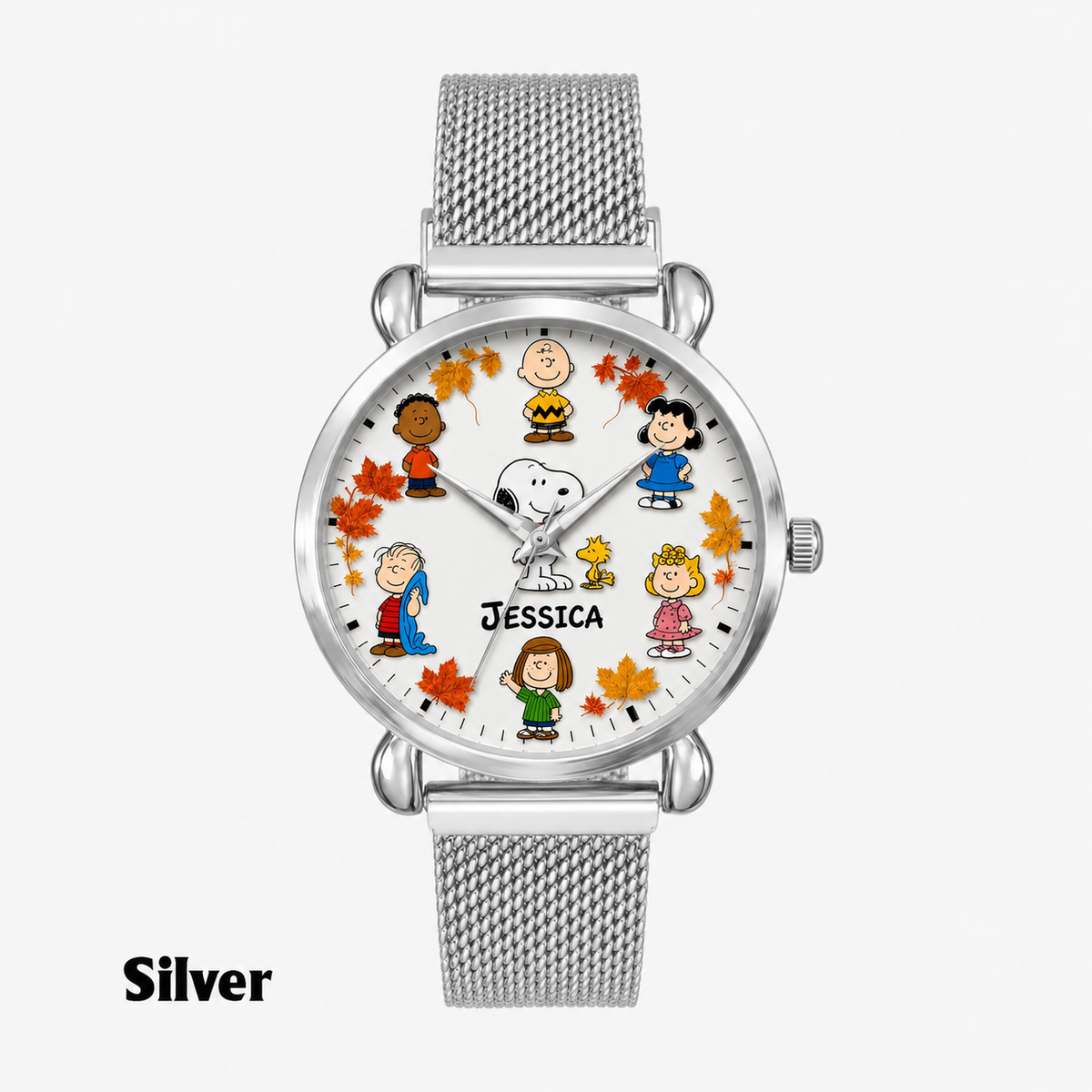 Custom Name Puppy & Friends Handwatch - Personalized Autumn Watch