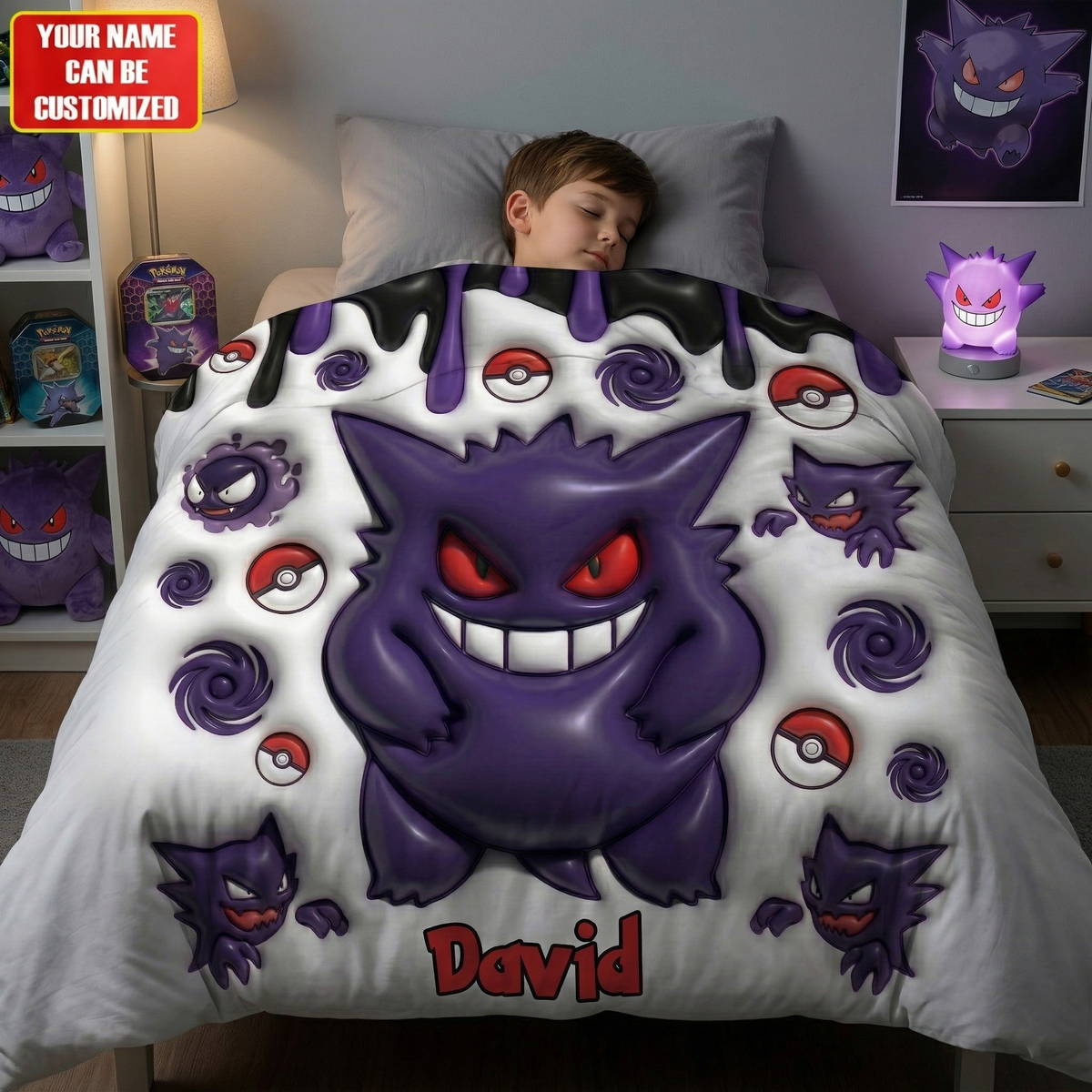Purple Cute Creature - Personalized Monster Trainer Blanket