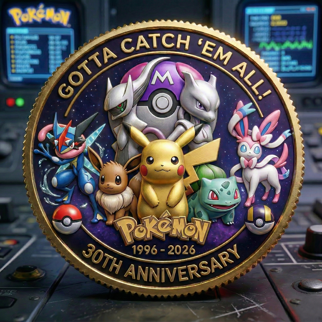 30 Years Legendary Clash Coin Commemorative Coin – Collector Challenge Token