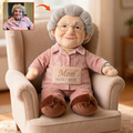 Custom From Any Photo - Personalized Memorial Mother, Grandmother Shaped Pillow