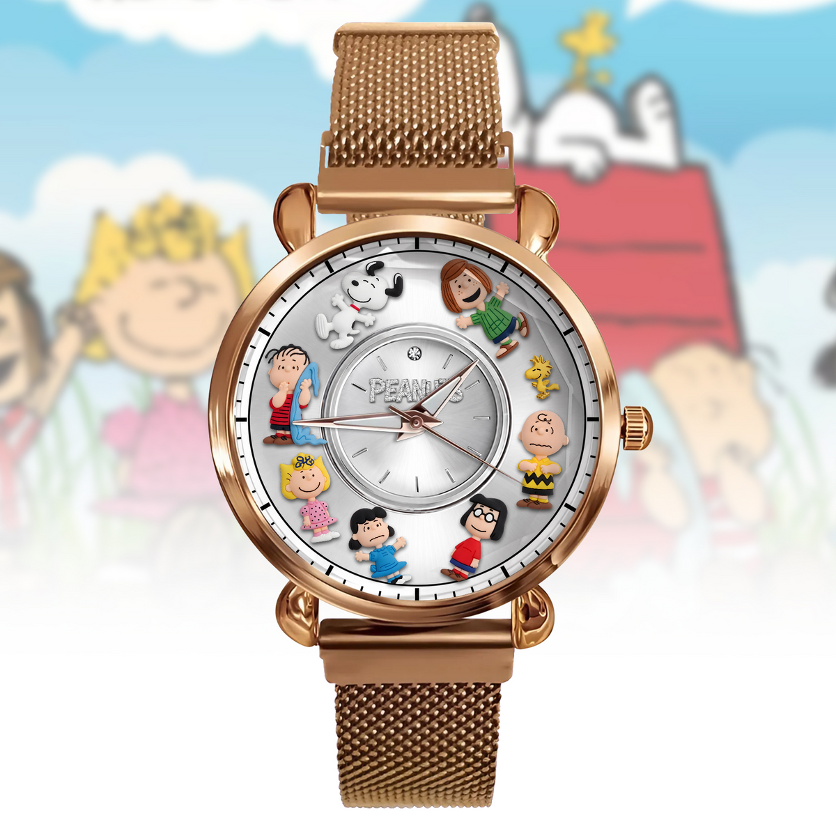 Classic Puppy & Friends - Personalized Puppy Women Hand Watch