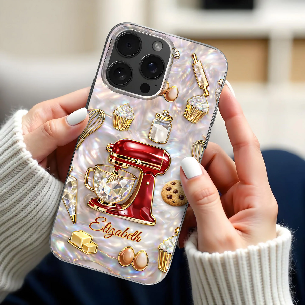 Bake The World A Better Place - Personalized Baking Full Print Phone Case