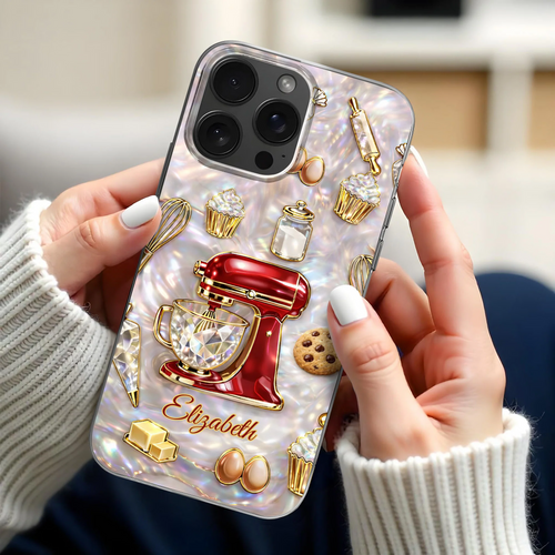 Bake The World A Better Place - Personalized Baking Full Print Phone Case