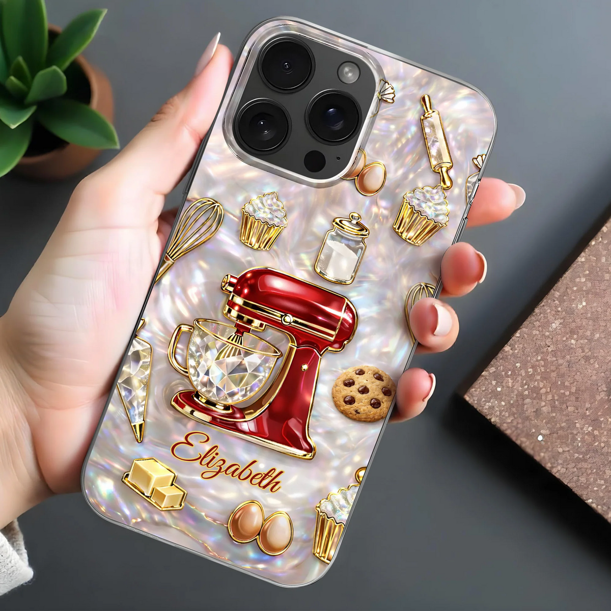 Bake The World A Better Place - Personalized Baking Full Print Phone Case
