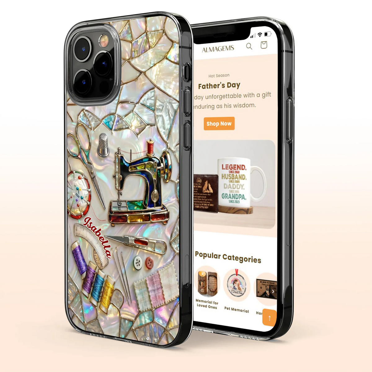 Celebrate Your Creativity - Personalized Crafting Full Print Phone Case
