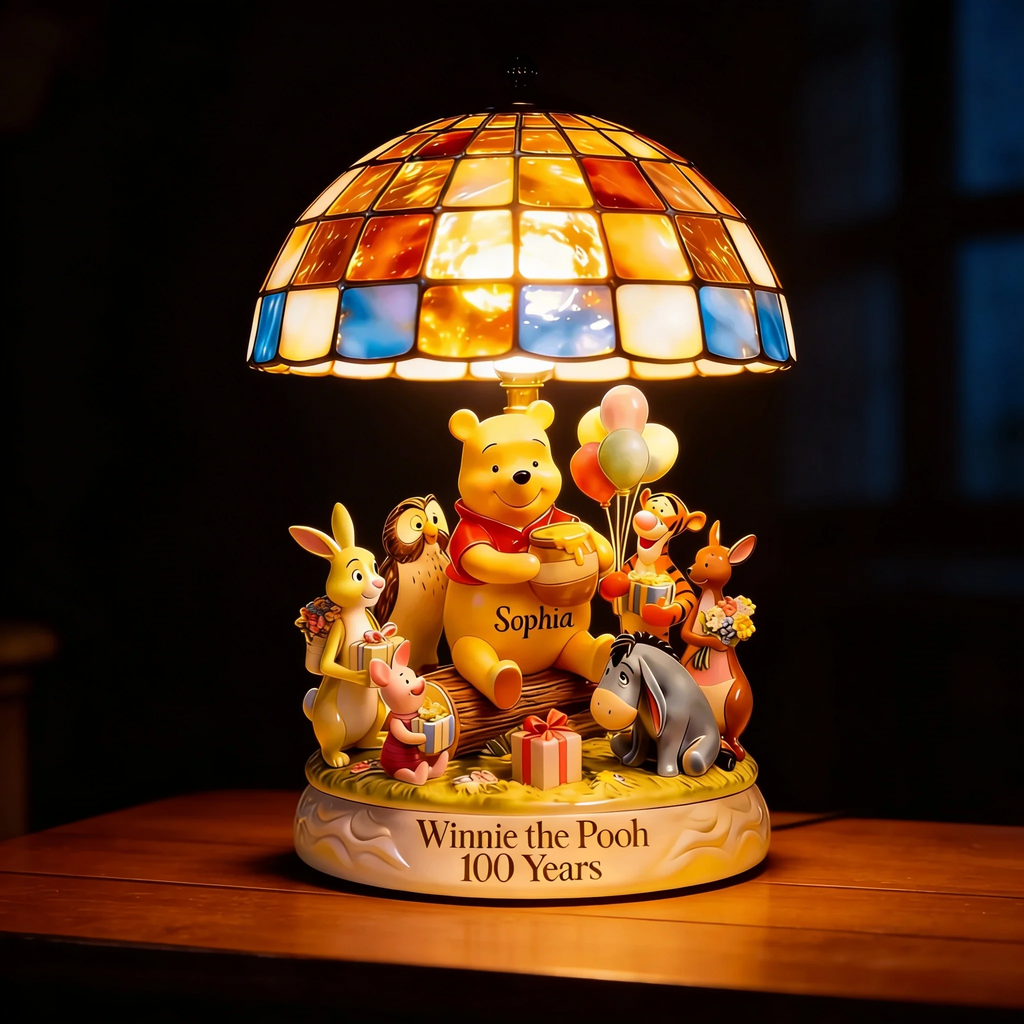 Honey Bear Celebrating 100 Years Of Friendship Acrylic LED Night Light