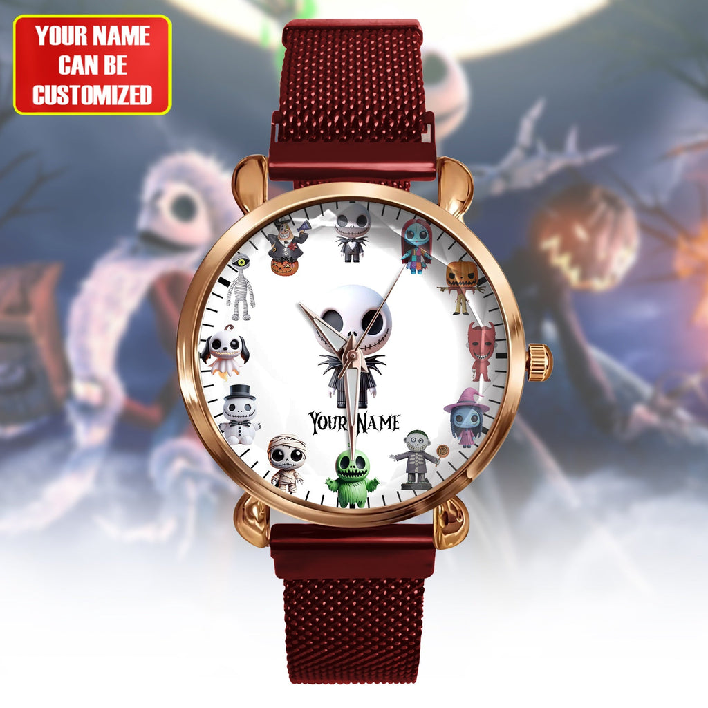 Nightmare Time - Personalized Halloween Women Hand Watch