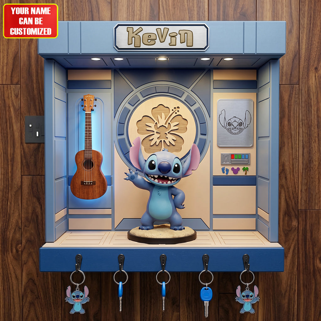 Blue Ohana - Personalized Ohana Key Hanger