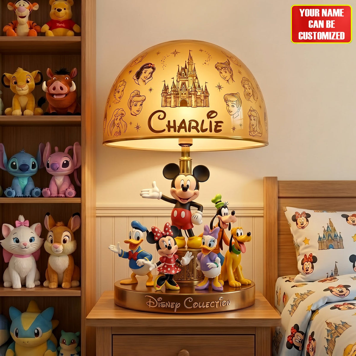 Friends - Personalized Mouse Acrylic LED Night Light