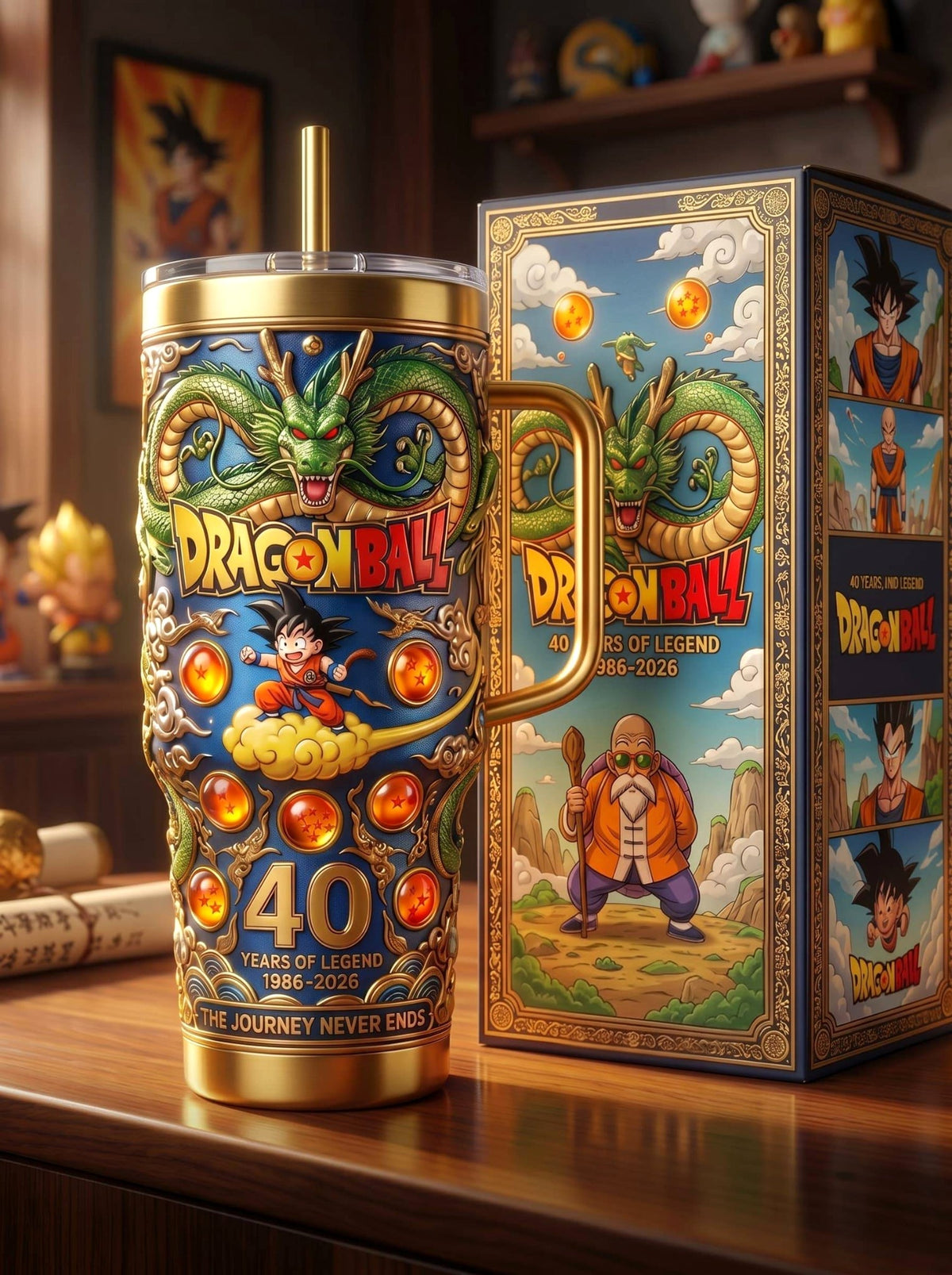 Anime Warrior - Personalized Seven Balls Insulated Tumbler