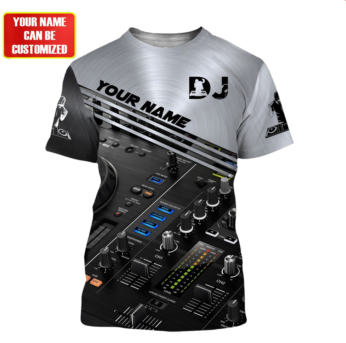 Personalized Name DJ 52 All Over Printed Unisex Shirt P100305