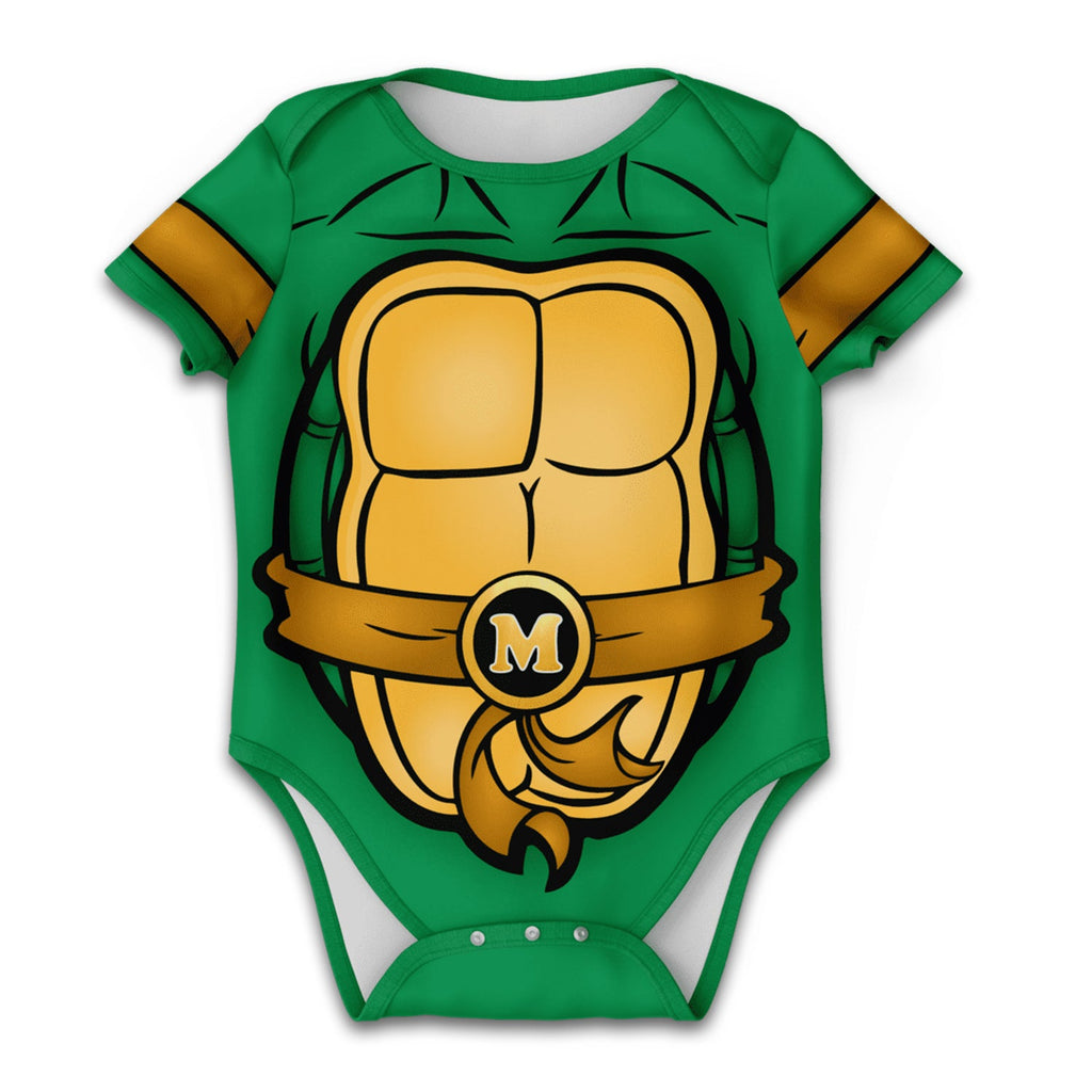 Customized TMNT Jersey , Baby Rib Bodysuit Sizes