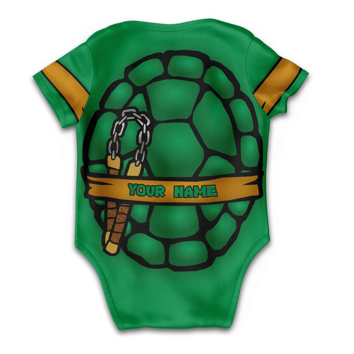 Customized TMNT Jersey , Baby Rib Bodysuit Sizes