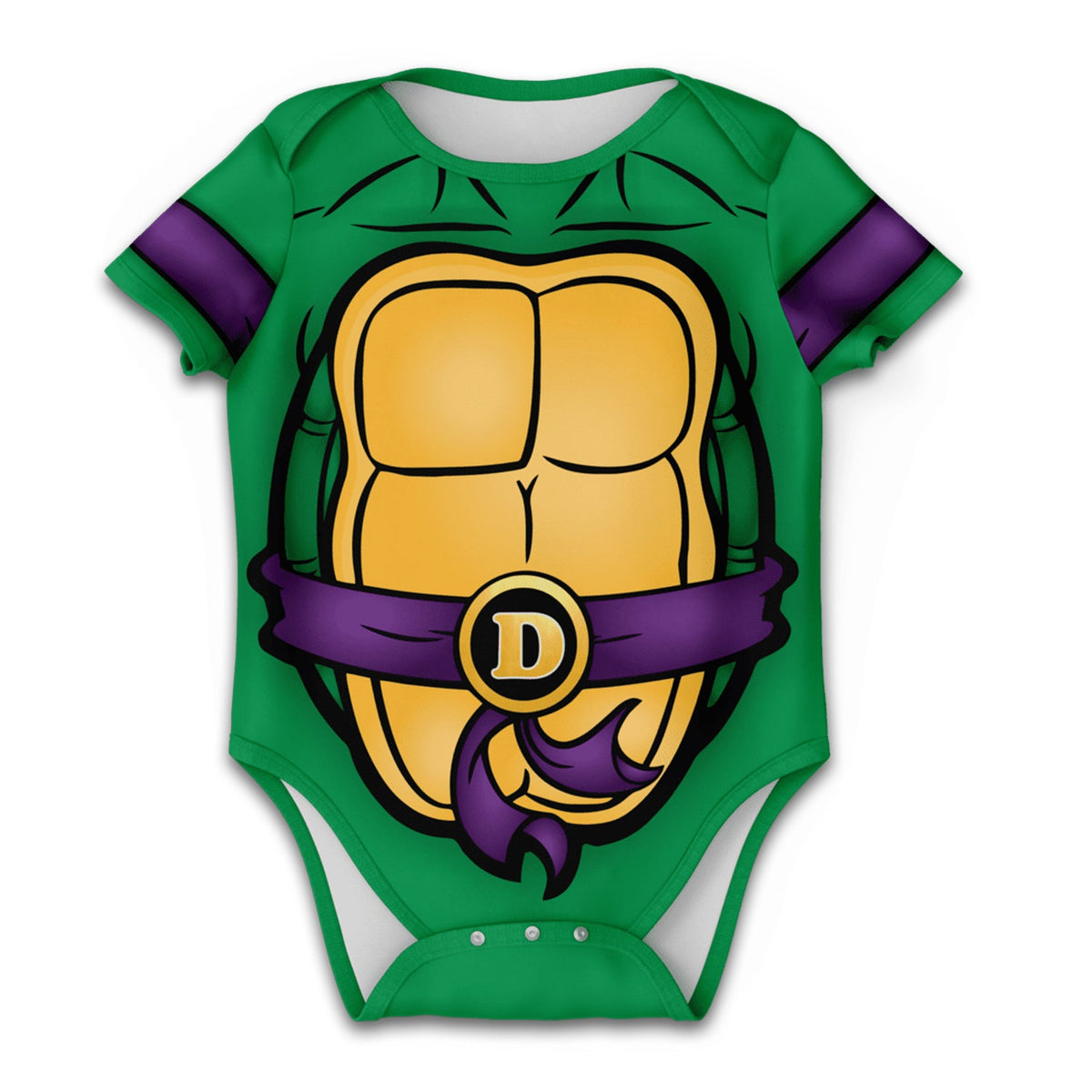 Customized TMNT Jersey , Baby Rib Bodysuit Sizes