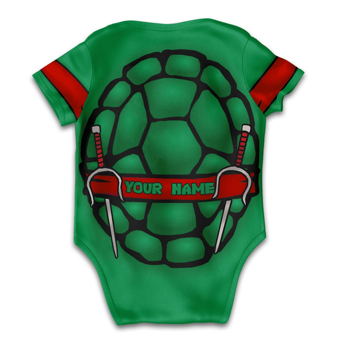 Customized TMNT Jersey , Baby Rib Bodysuit Sizes