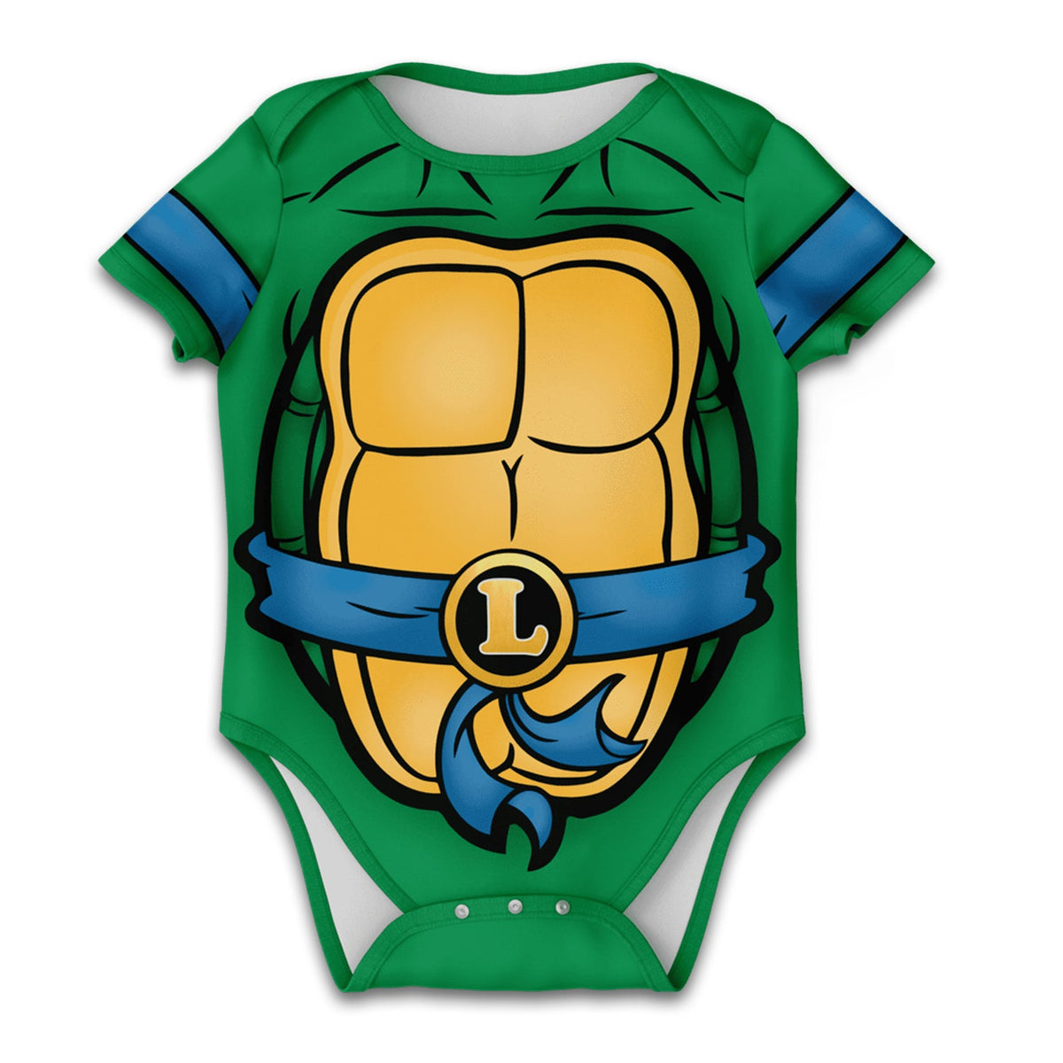 Customized TMNT Jersey , Baby Rib Bodysuit Sizes